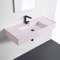 Pink Bathroom Sink, Ceramic